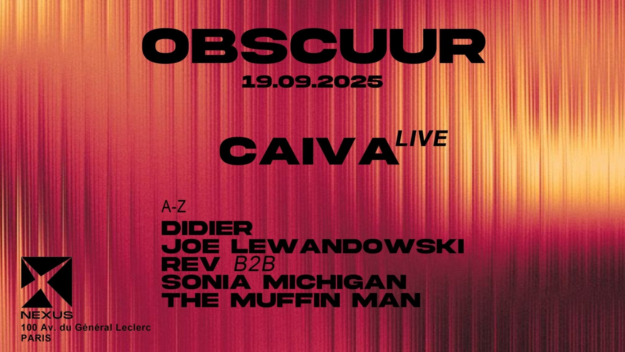 OBSCUUR Returns to Paris - OBSCUUR