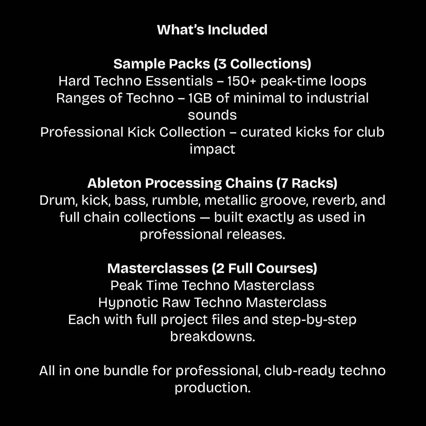 Complete Techno Producer Bundle 2025 - OBSCUUR