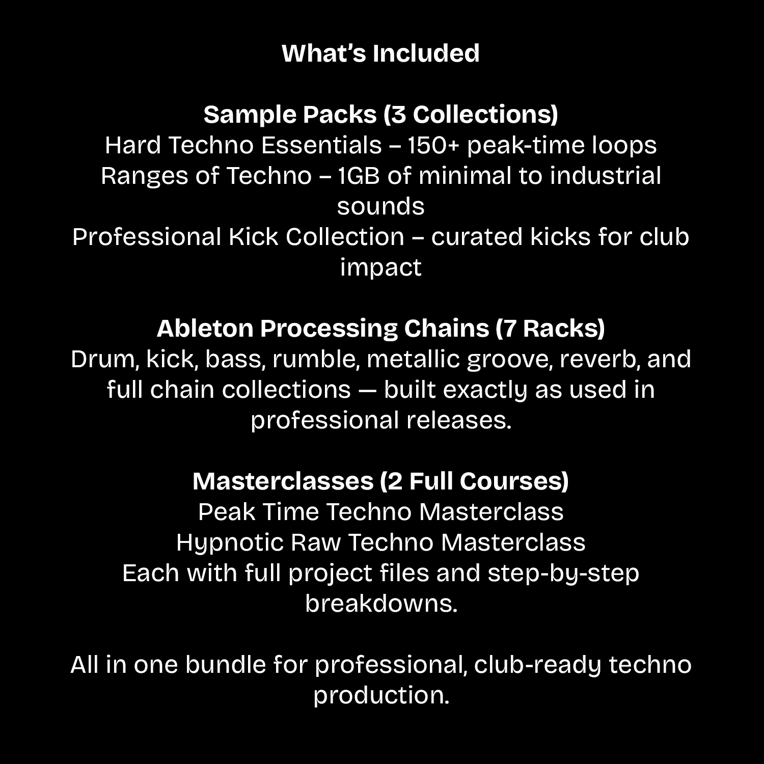 Complete Techno Producer Bundle 2025 - OBSCUUR