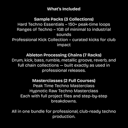 Complete Techno Producer Bundle 2025 - OBSCUUR