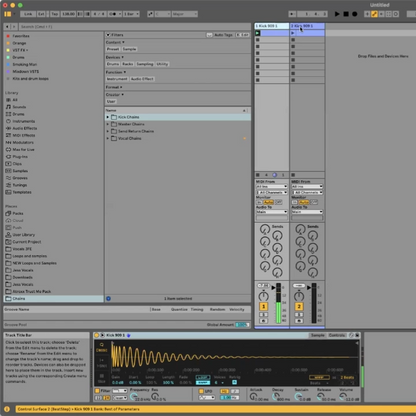 Ableton Kick Reverb Chain
